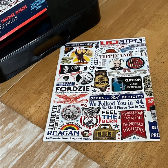 Presidential Campaign Slogans 1000 piece Puzzle complete - Picture 10 of 10